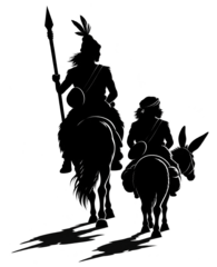 Quijote y Sancho Majoreros