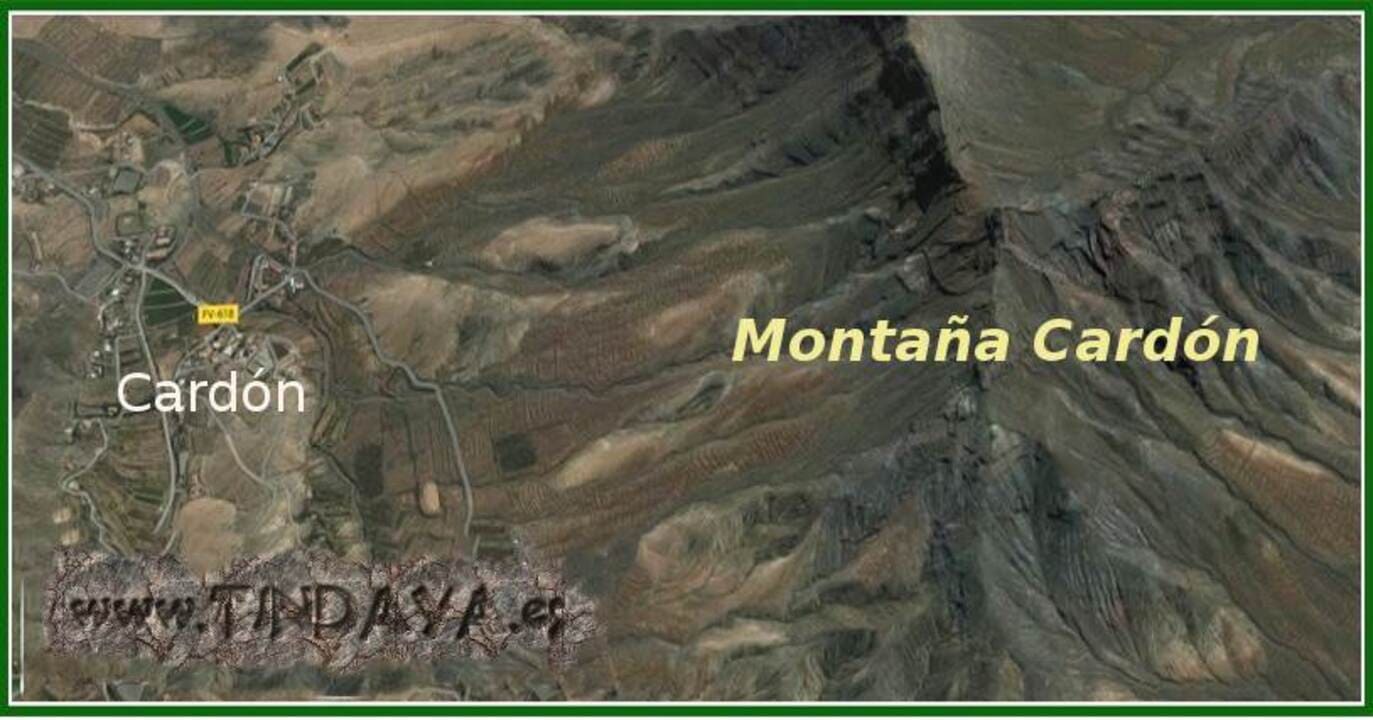 Mapa de Montaña Cardón