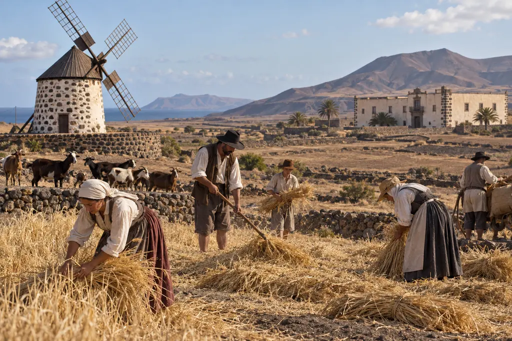 Recreación de la agricultura, la ganadería y el poder señorial en Fuerteventura durante la Edad Moderna