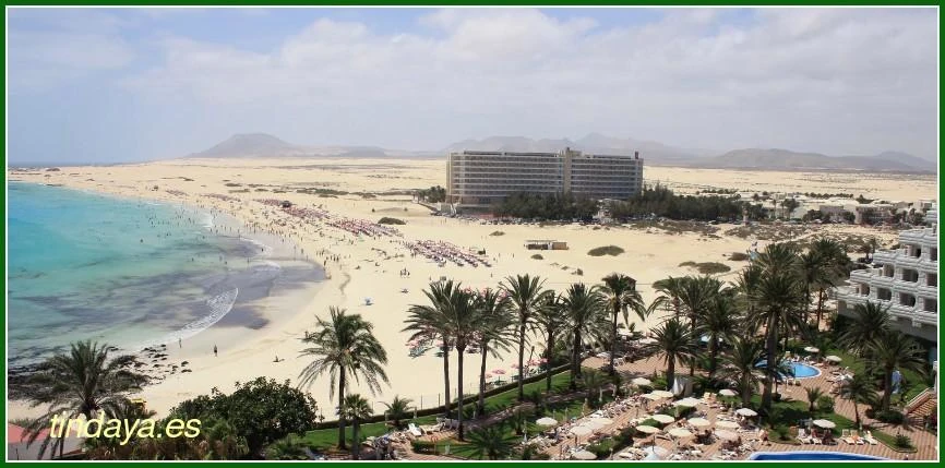 Composición de la transformación moderna y contemporánea de Fuerteventura