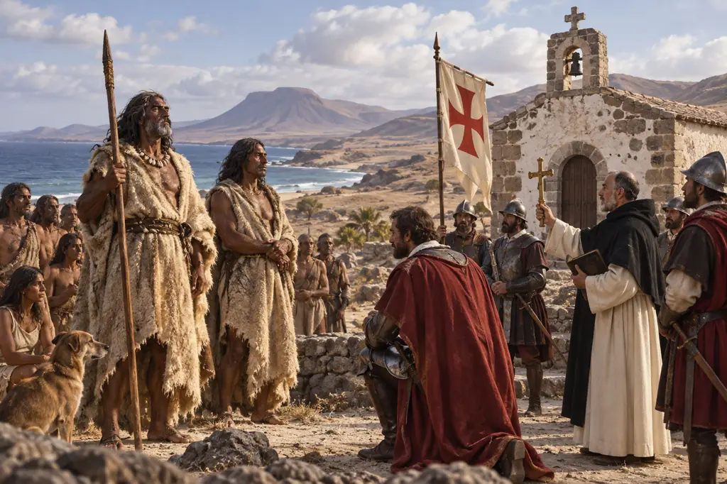 Recreación visual genérica de la transformación política y religiosa iniciada hacia 1405