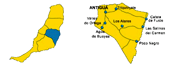 Mapa de Localidad de Antigua
